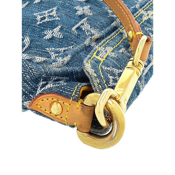 Louis Vuitton Monogram Denim Pleaty Semi Shoulder Bag - Picture 6 of 9